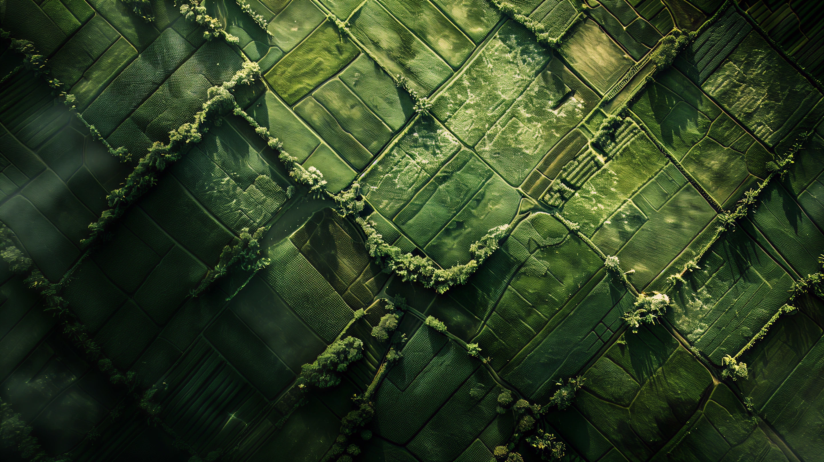 textured green agriculture land